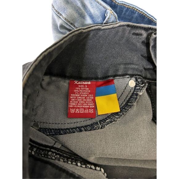 Kalowa Premium COLLECTION Colombian Grey Stretch Jeans Size 3 - Picture 5 of 9
